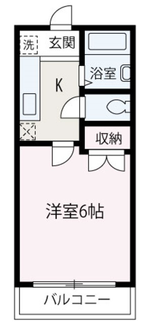 ベルグレイスI 205｜東京都板橋区赤塚３丁目(賃貸アパート1K・2階・17.35㎡)の写真 その2